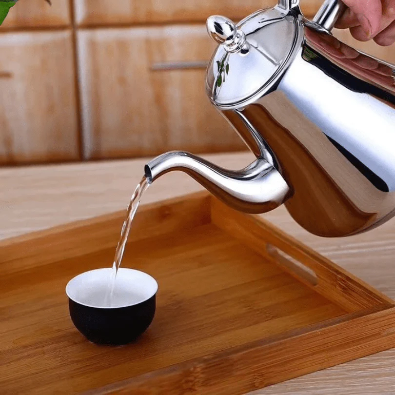 Induction Electric Kettle with Built-In Filter Fast Boil Tea Coffee - Image 5