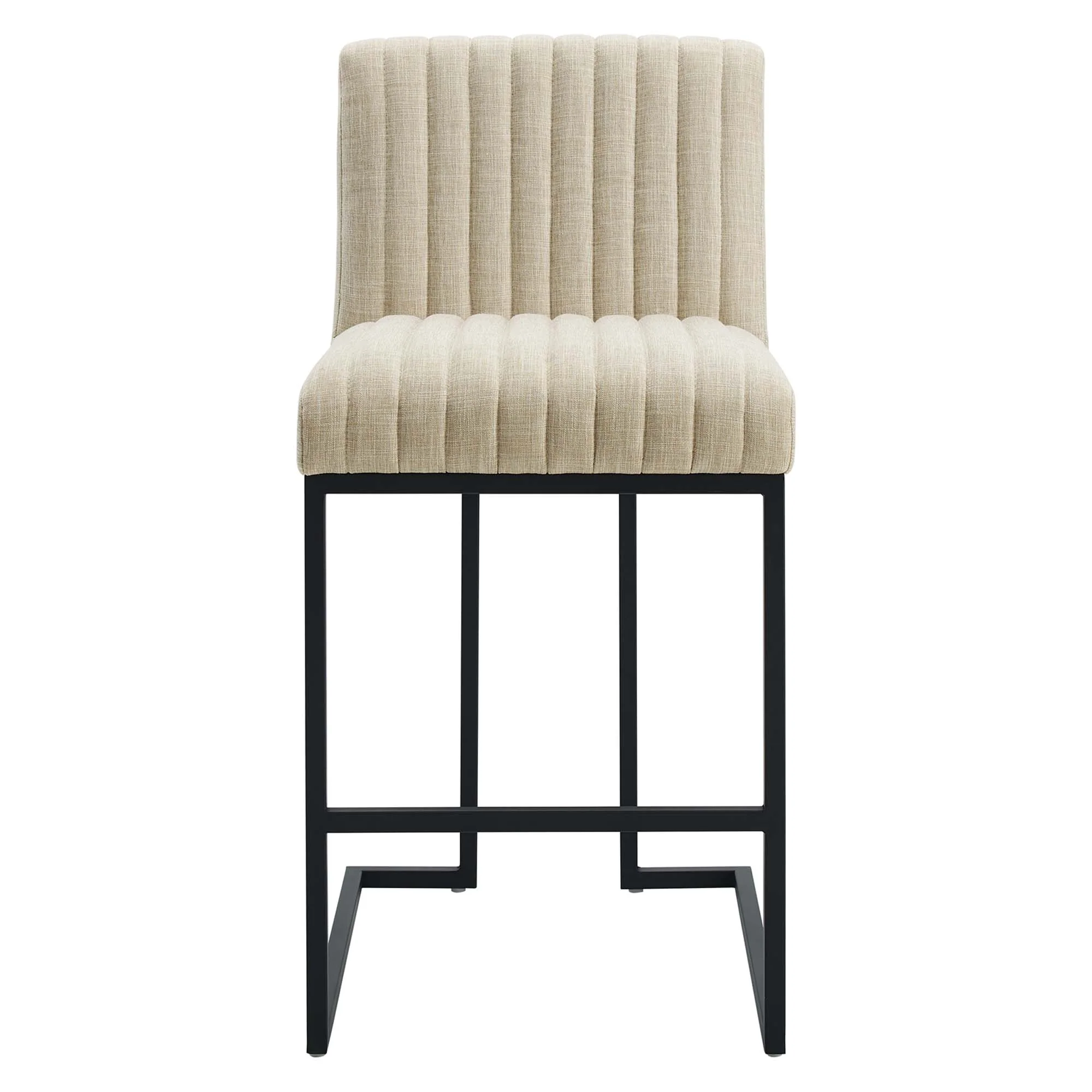 Indulge Channel Tufted Fabric Counter Stool by Modway - Image 5