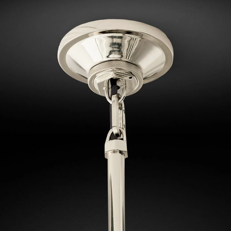 Industrial Brass Glass Pendant Light E26 Edison Ceiling Fixture - Image 19