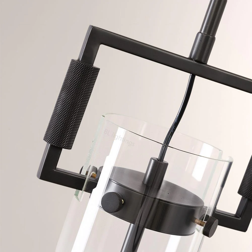Industrial Brass Glass Pendant Light E26 Edison Ceiling Fixture - Image 21