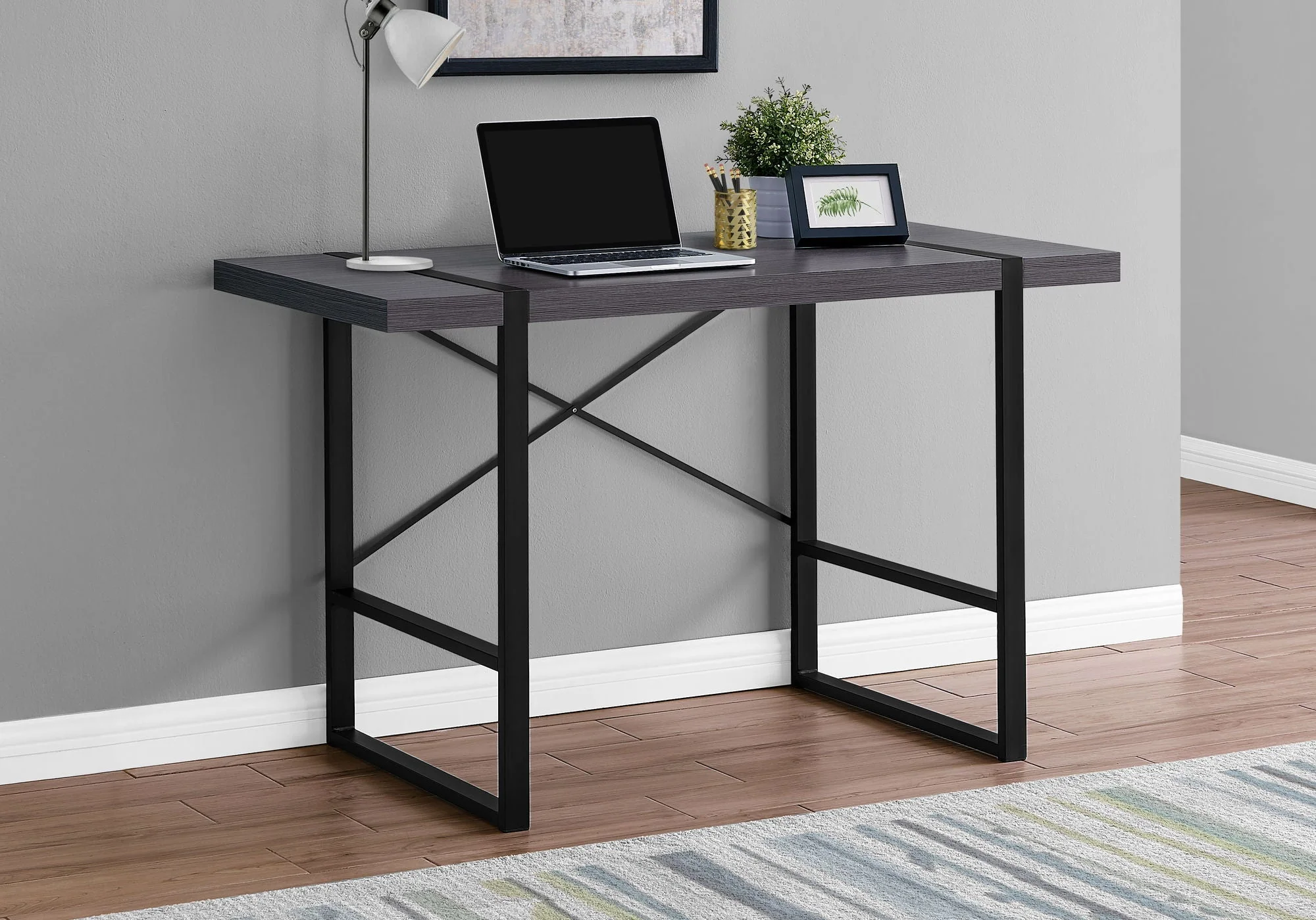 Industrial Design Computer Desk For Home Office, Laptop - Image 11