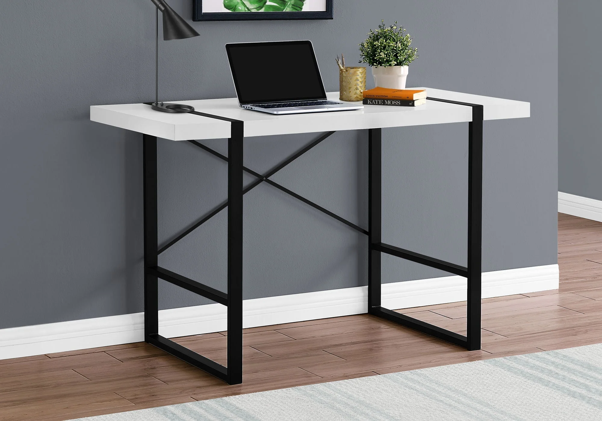 Industrial Design Computer Desk For Home Office, Laptop - Image 12