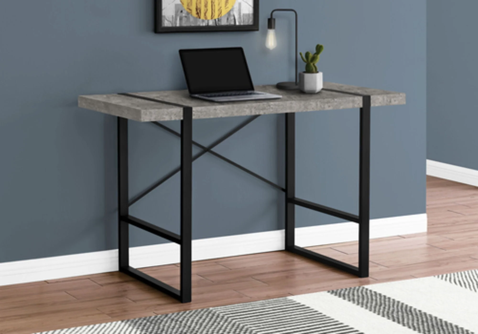 Industrial Design Computer Desk For Home Office, Laptop - Image 8