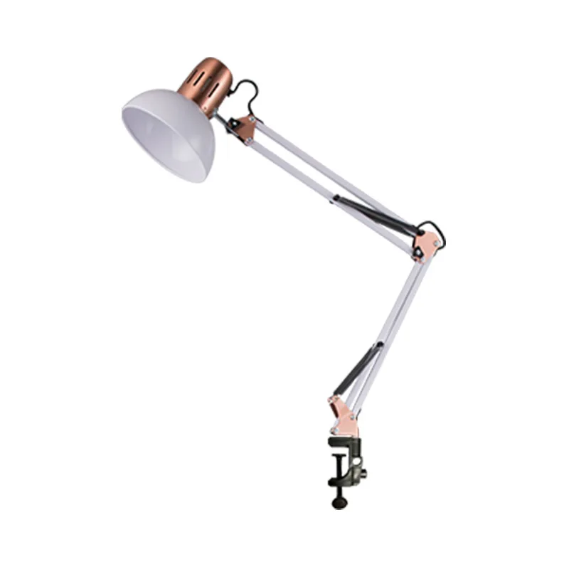 Industrial Foldable LED Table Lamp with Clamp Telescopic Swing Arm for Desk - Image 8