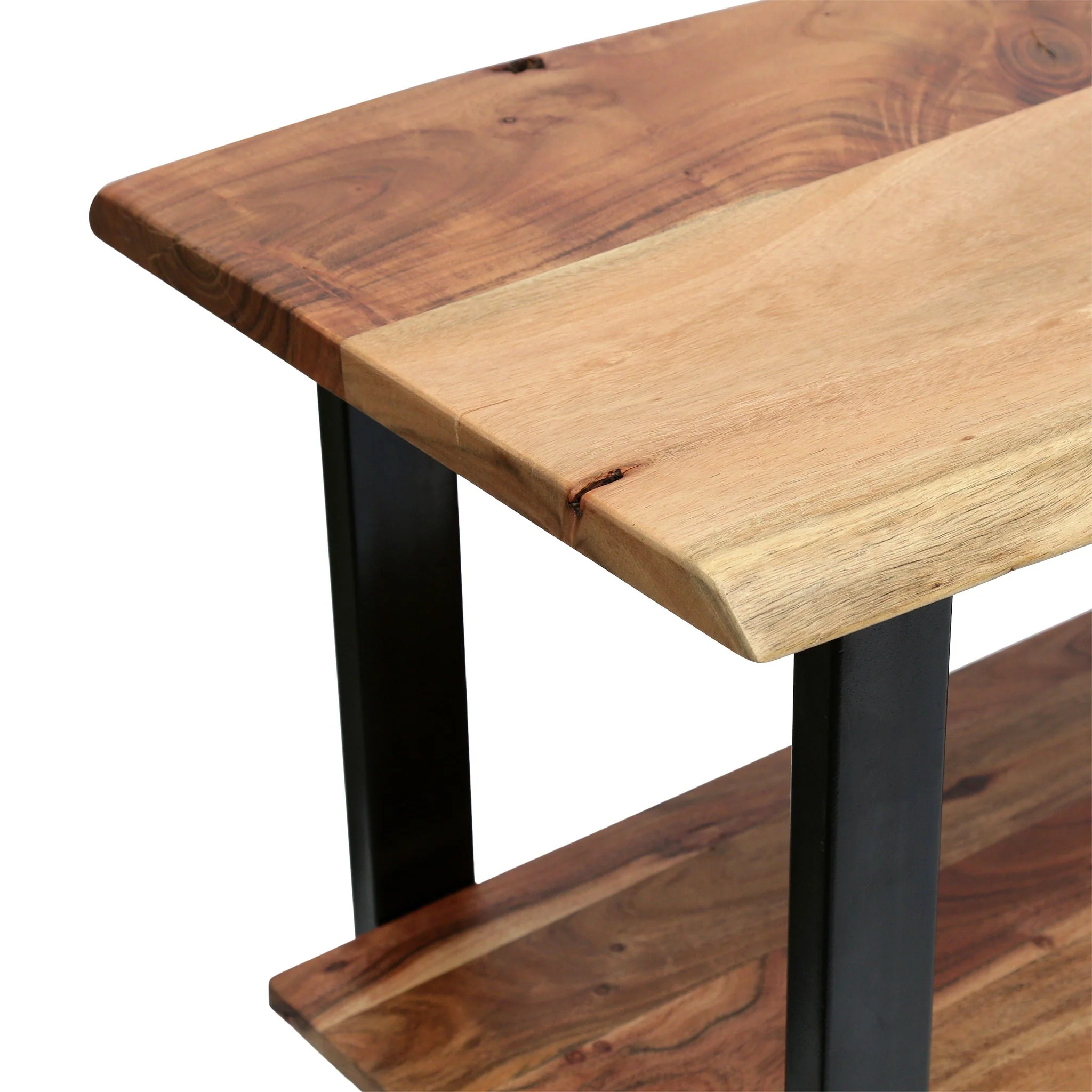Industrial Media Console Table - Natural - Image 9