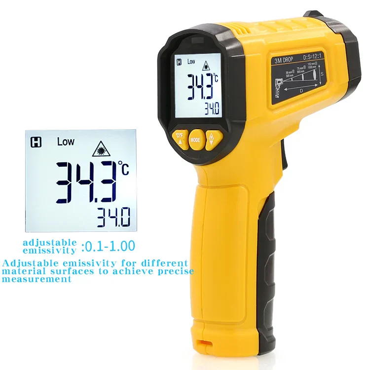 Infrared Non-Contact Thermometer TS380 – Handheld High-Precision Temperature Gauge - Image 5