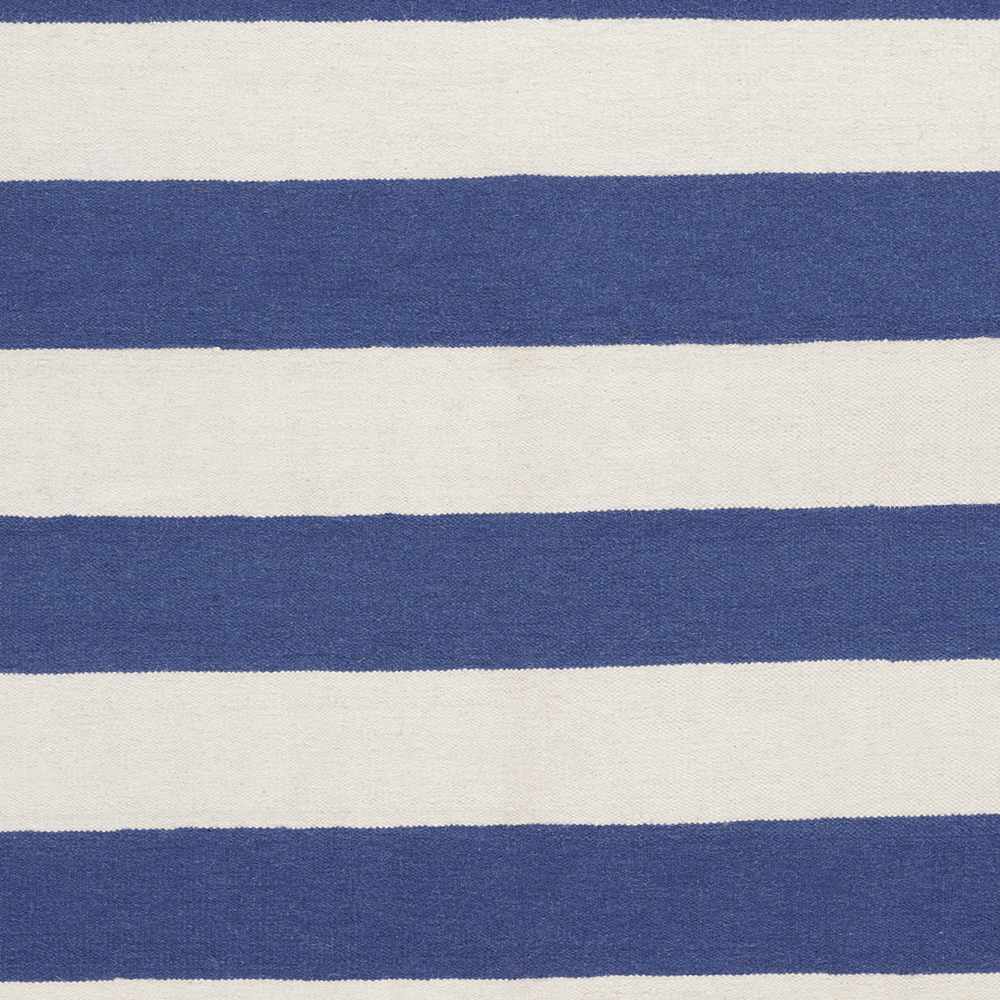 Ingersoll 8x11 Blue&White Striped Wool Rug - Clearance - Image 5