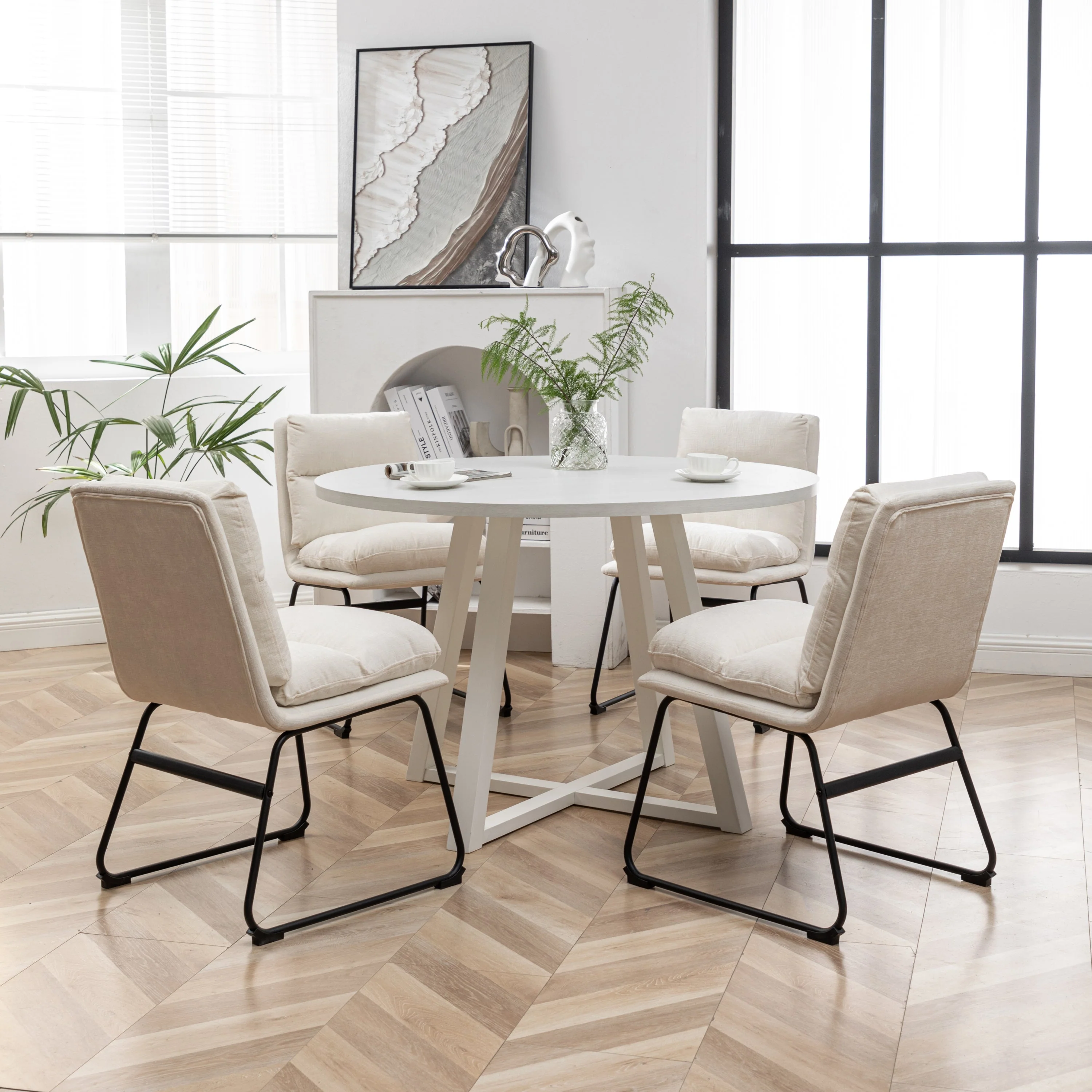 Innes 5-Piece Round Dining Set - Image 2