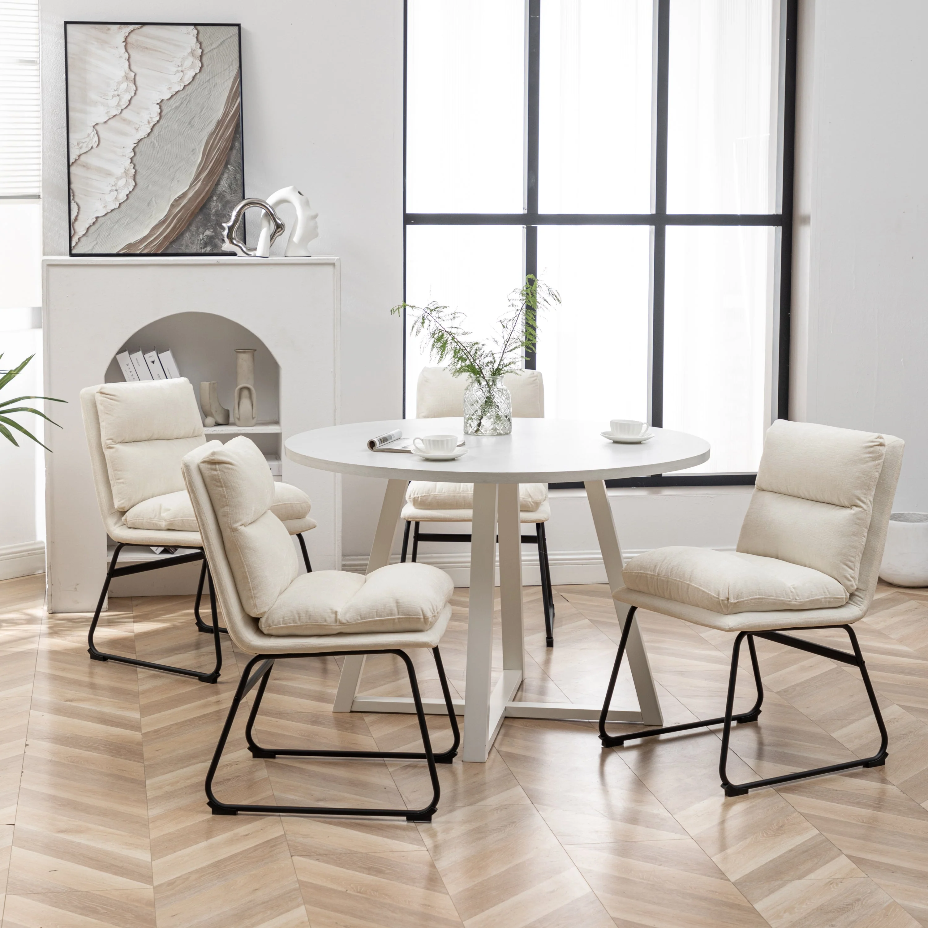 Innes 5-Piece Round Dining Set - Image 3