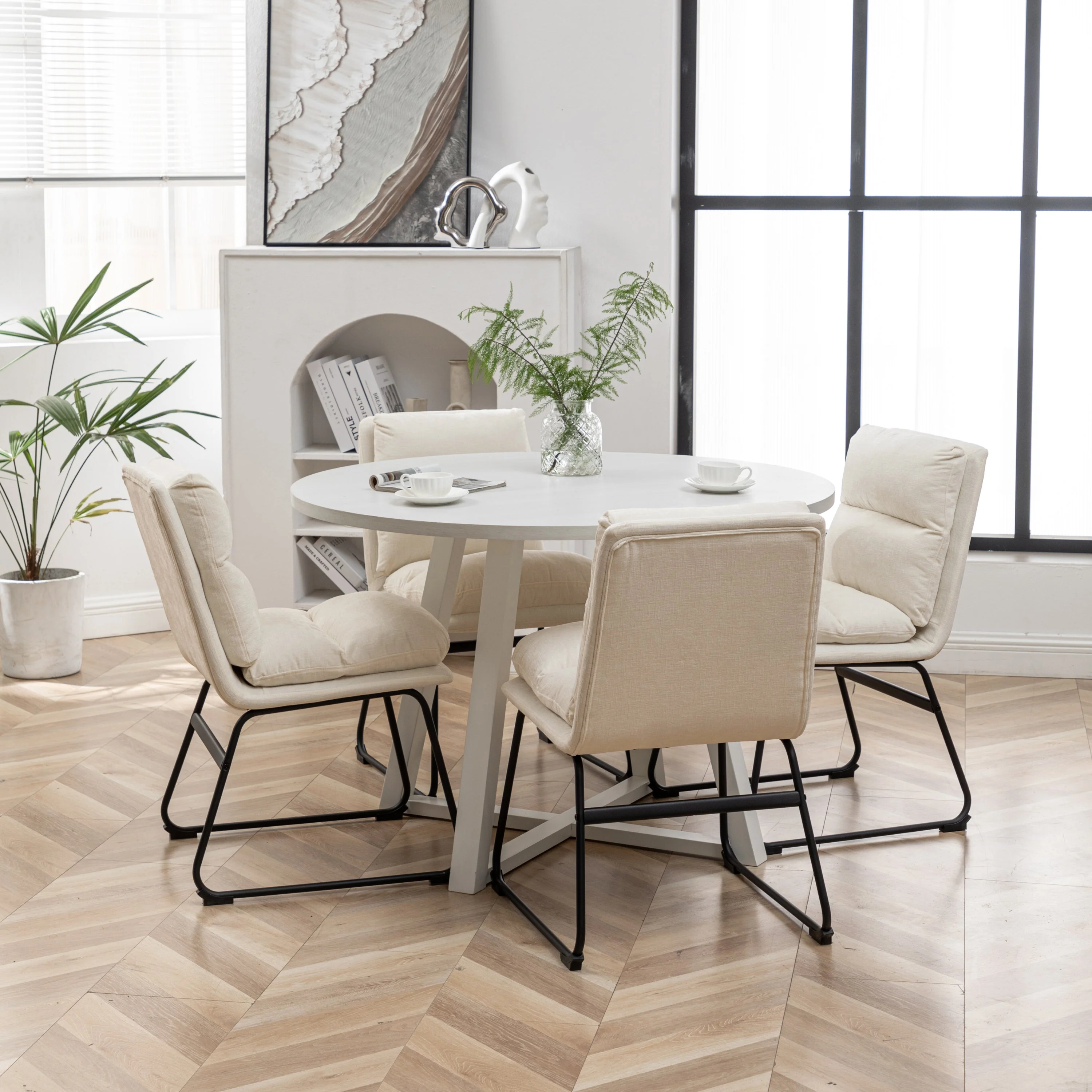Innes 5-Piece Round Dining Set - Image 4