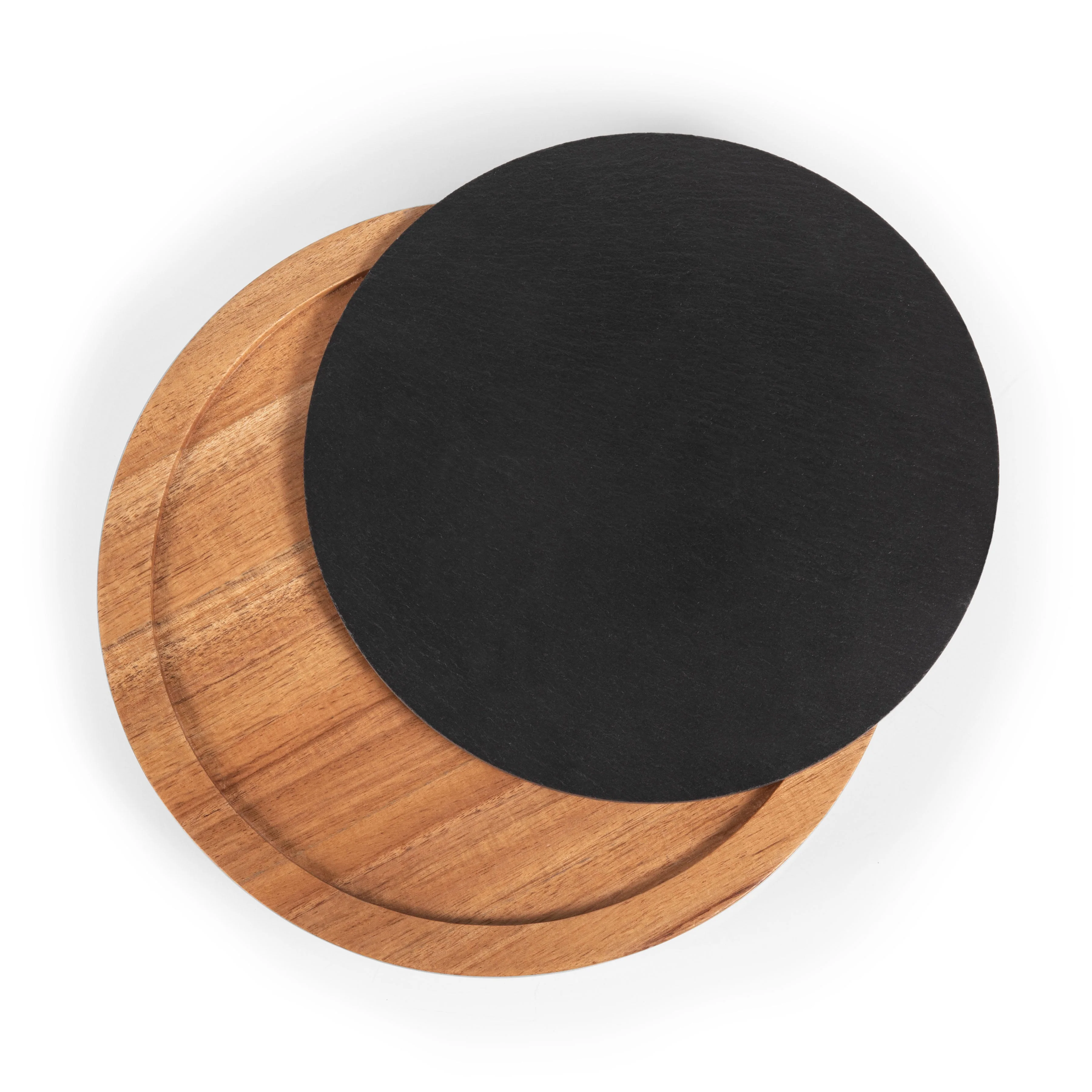 Insignia Acacia and Slate Serving Board with Cheese Tools - Image 10