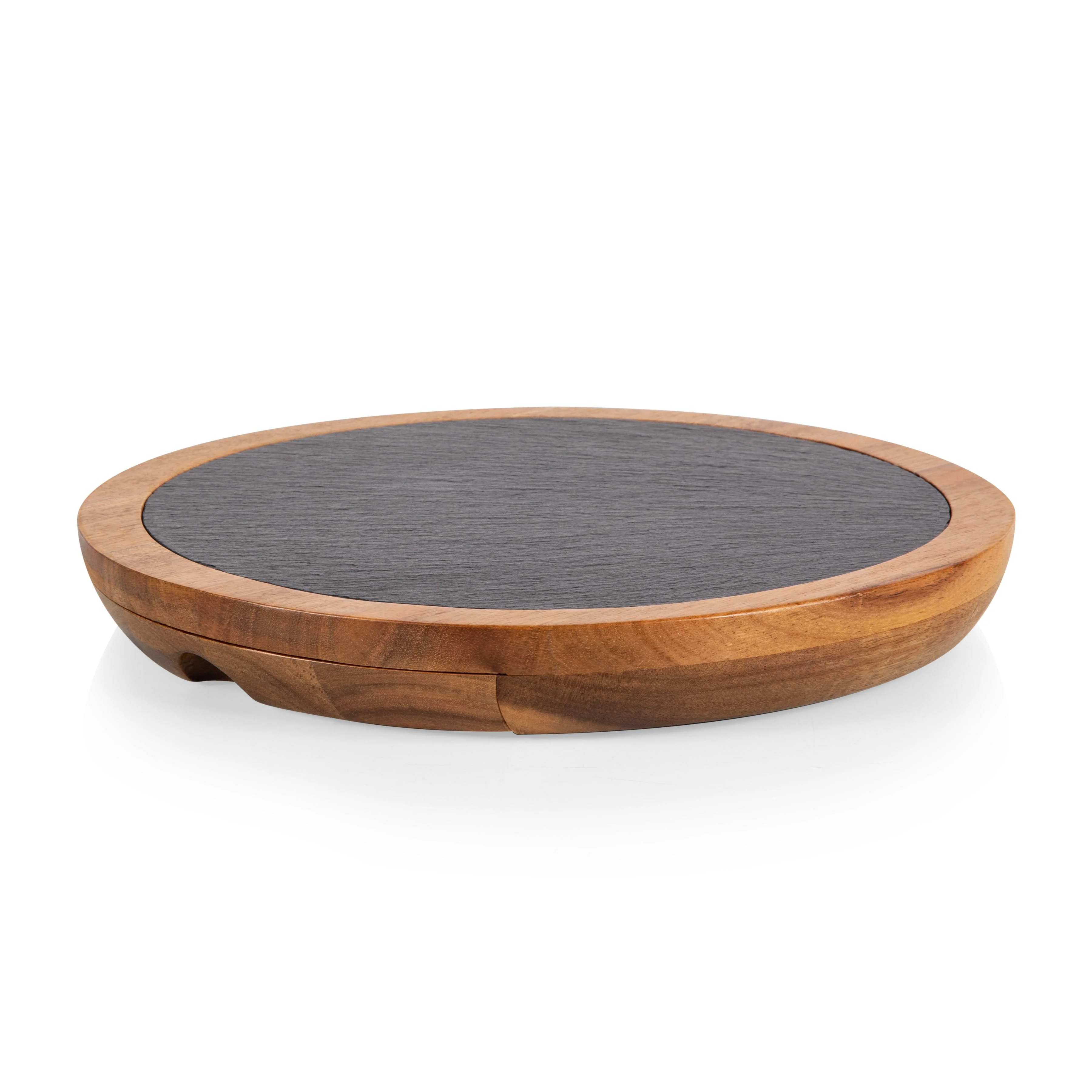 Insignia Acacia and Slate Serving Board with Cheese Tools - Image 11