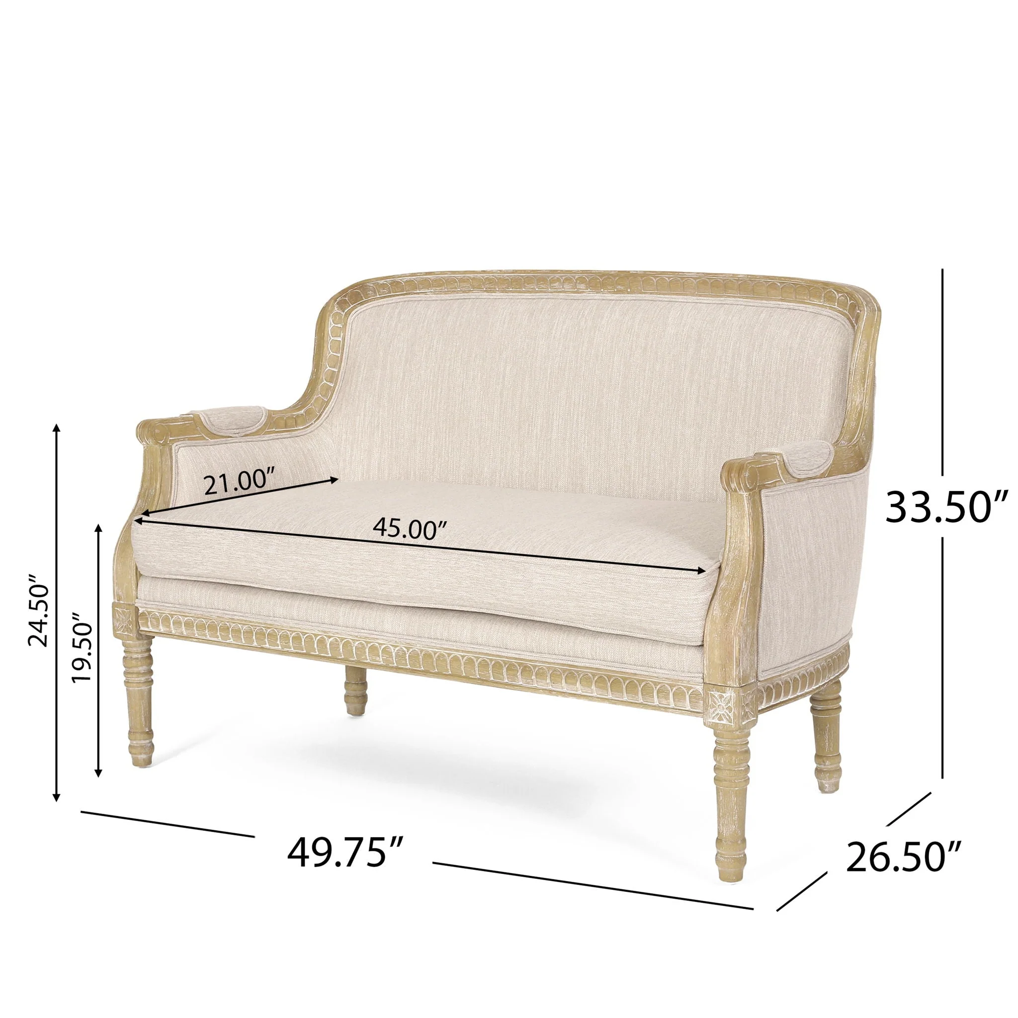 Inspired Style Loveseat - Image 4