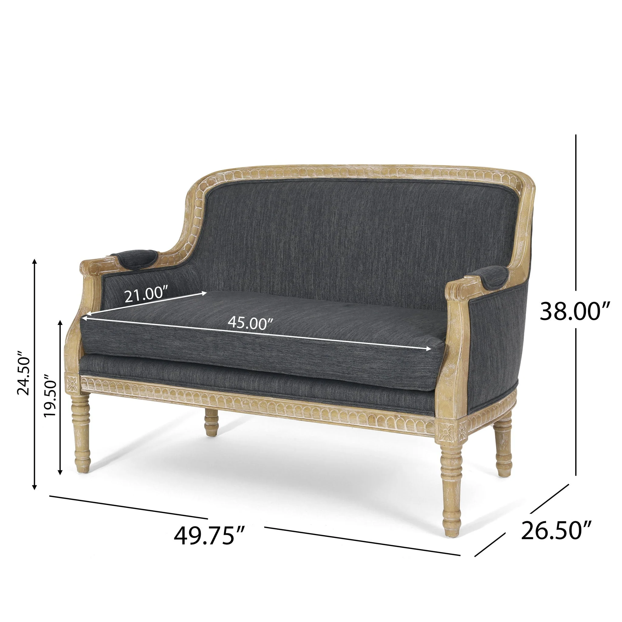 Inspired Style Loveseat - Image 7