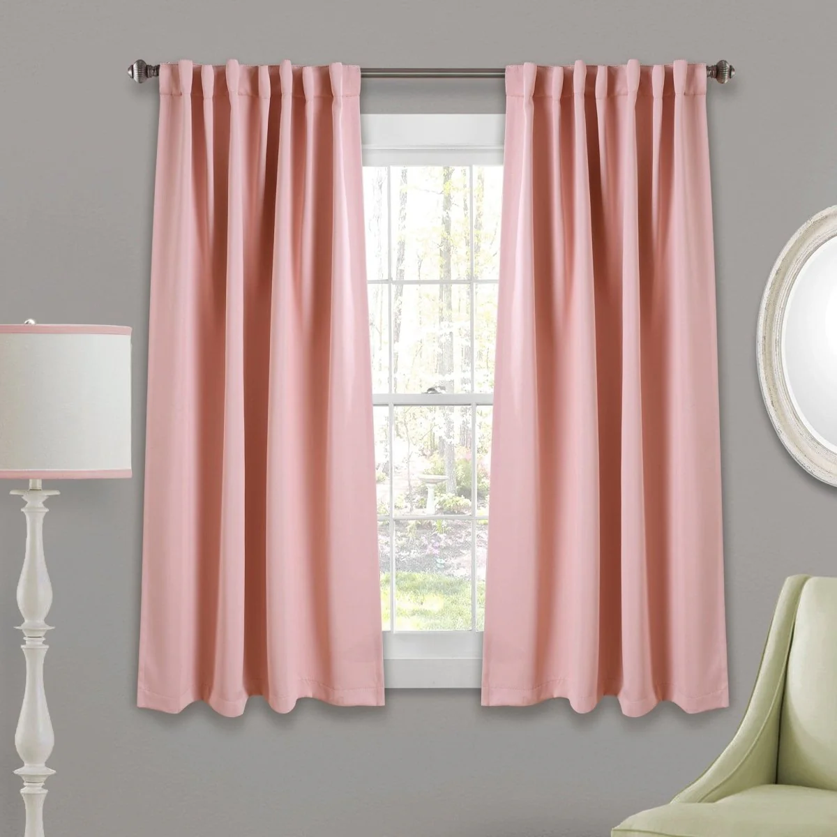 Insulated Back Tab Blackout Curtain Panel Set - Image 17