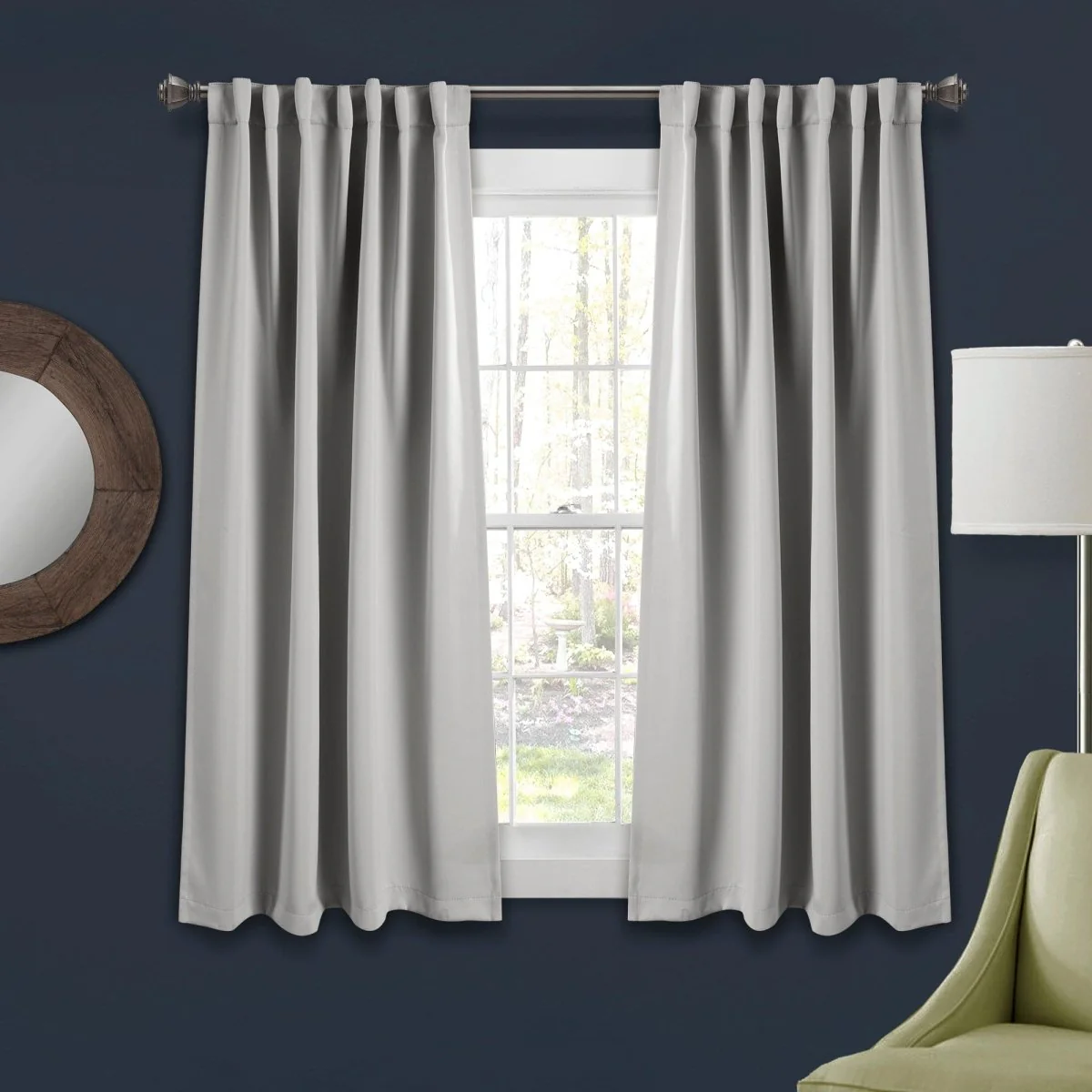Insulated Back Tab Blackout Curtain Panel Set - Image 4