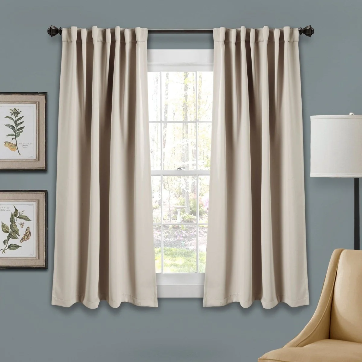 Insulated Back Tab Blackout Curtain Panel Set - Image 7