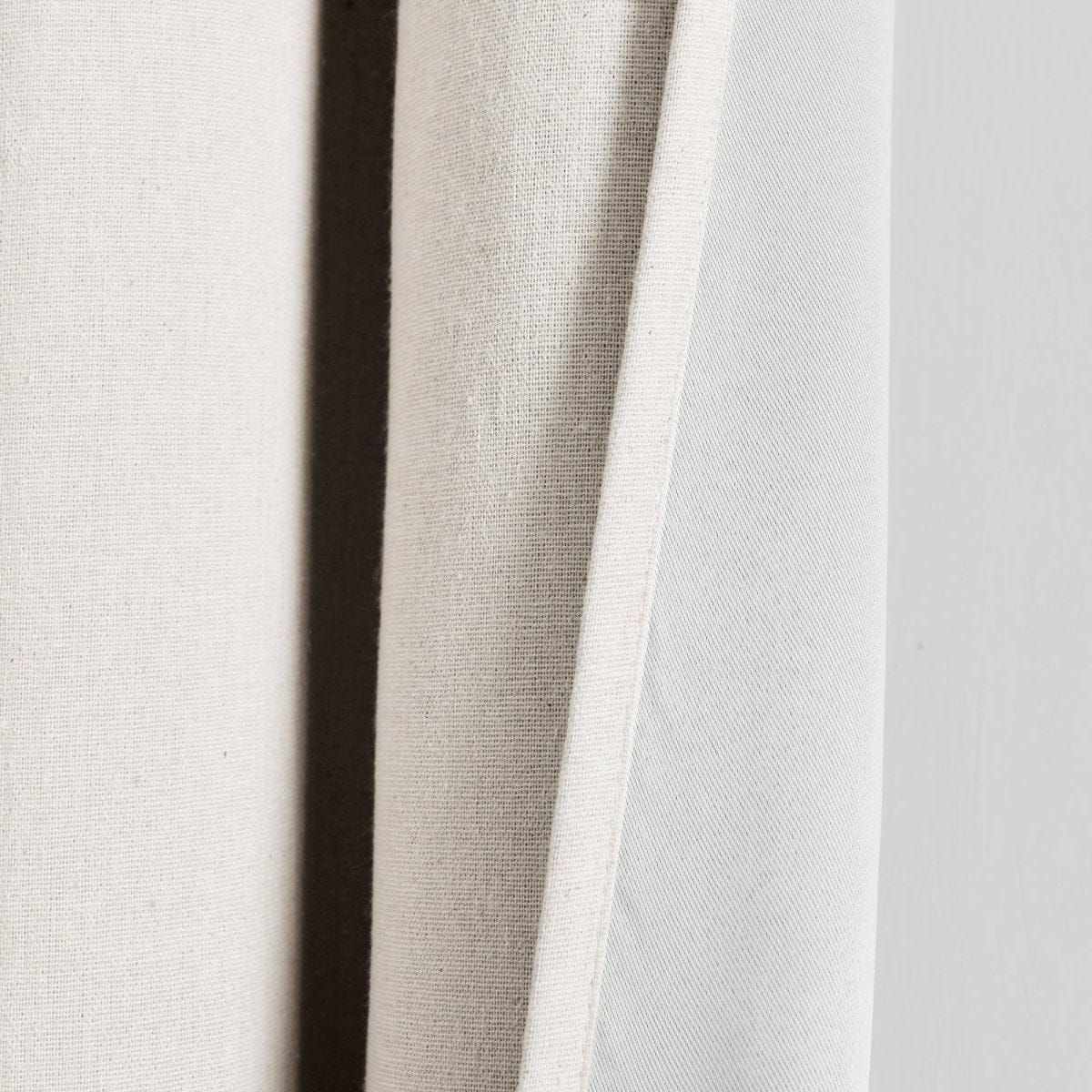Insulated Grommet Blackout Faux Linen Window Curtain Panel - Image 24