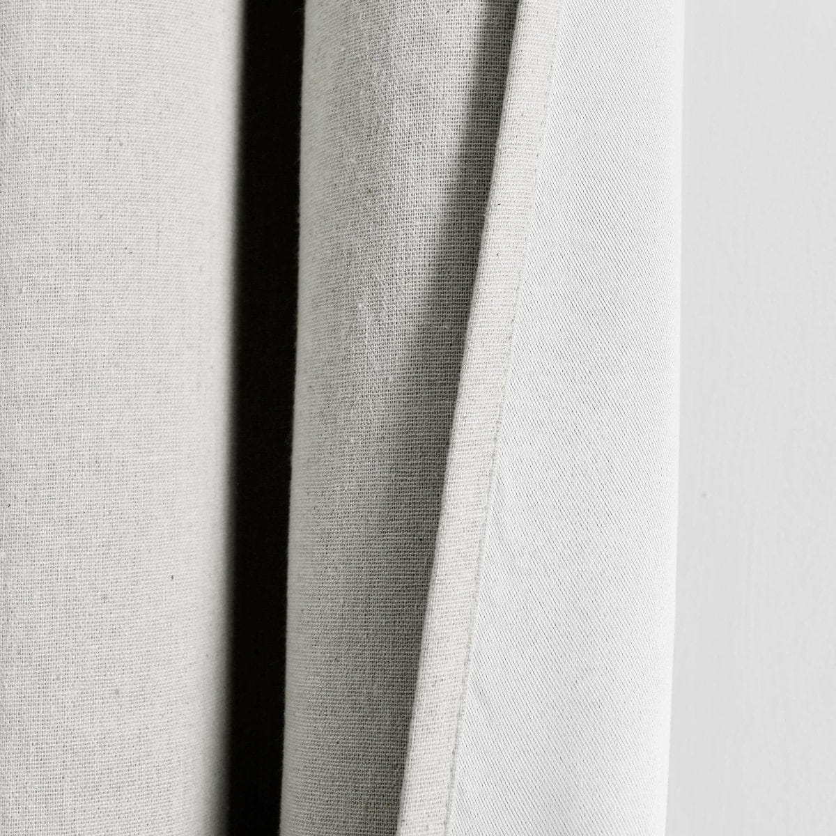 Insulated Grommet Blackout Faux Linen Window Curtain Panel - Image 30