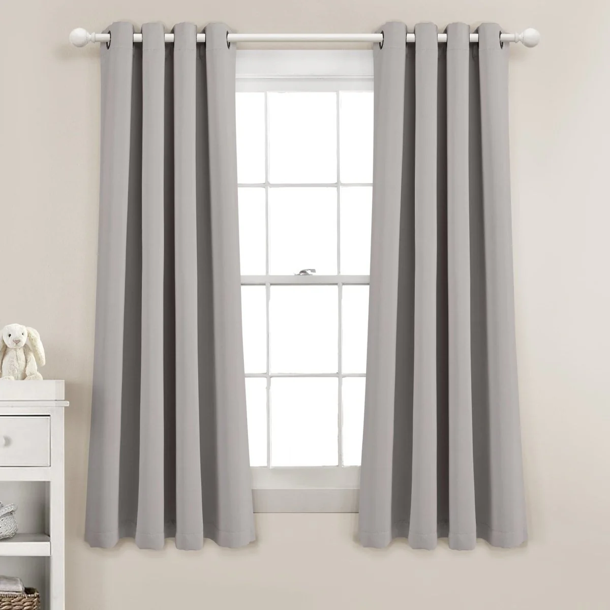 Insulated Grommet Blackout Window Curtain Panel Set - Image 10