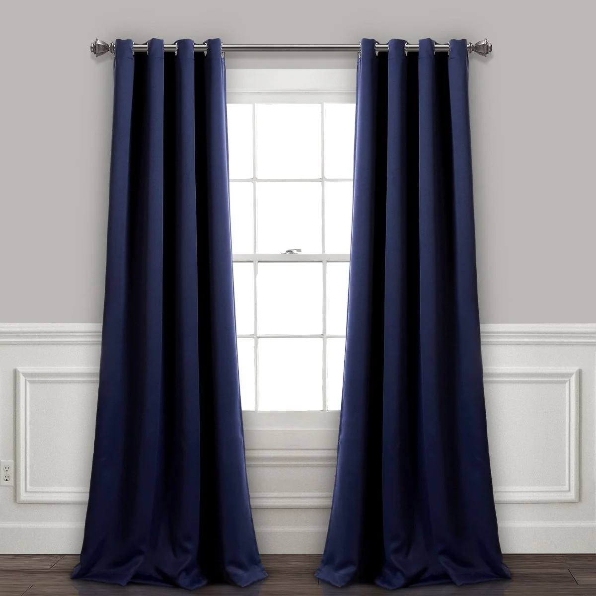 Insulated Grommet Blackout Window Curtain Panel Set - Image 37
