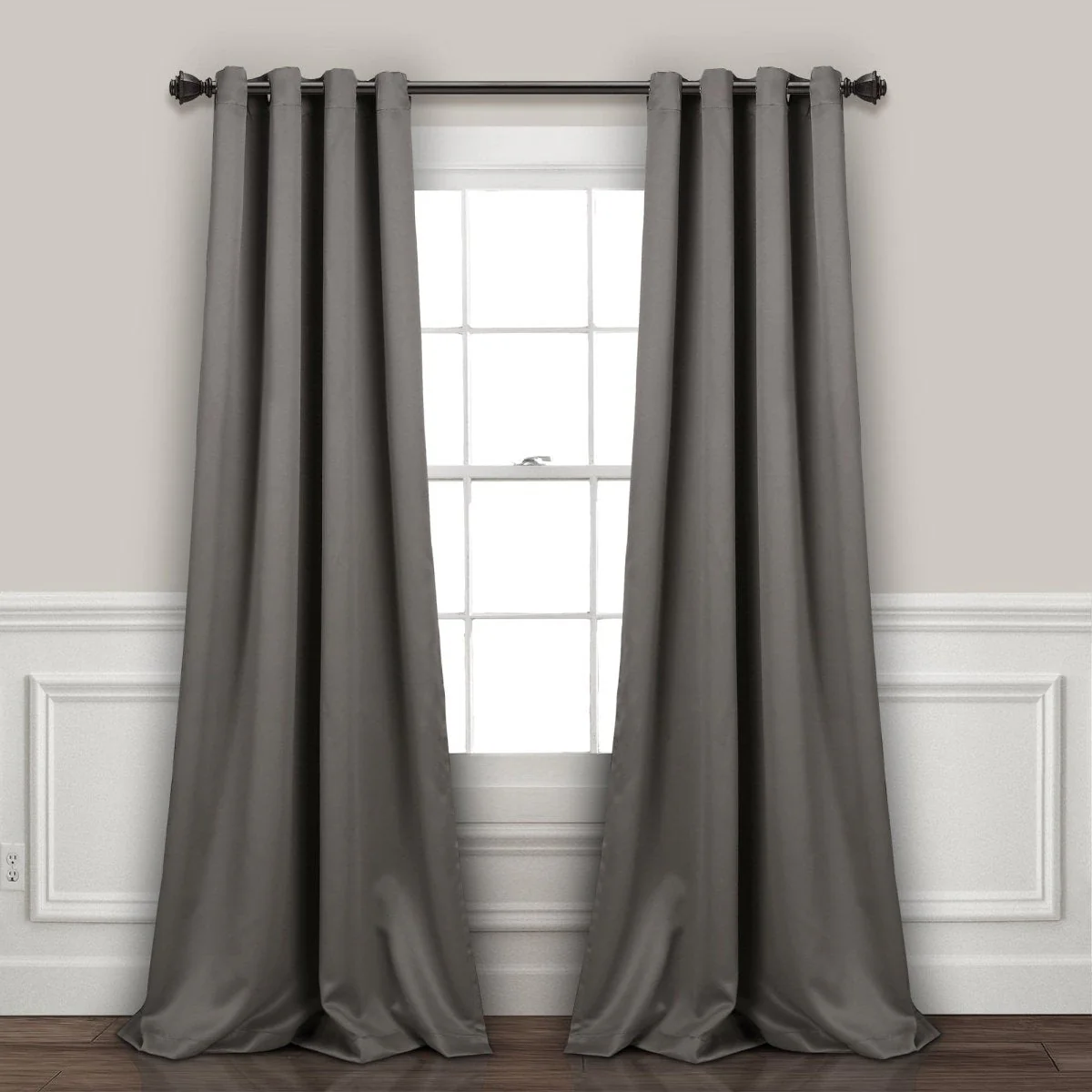 Insulated Grommet Blackout Window Curtain Panel Set - Image 43