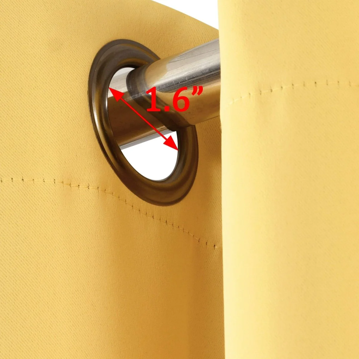 Insulated Grommet Blackout Window Curtain Panel Set - Image 48