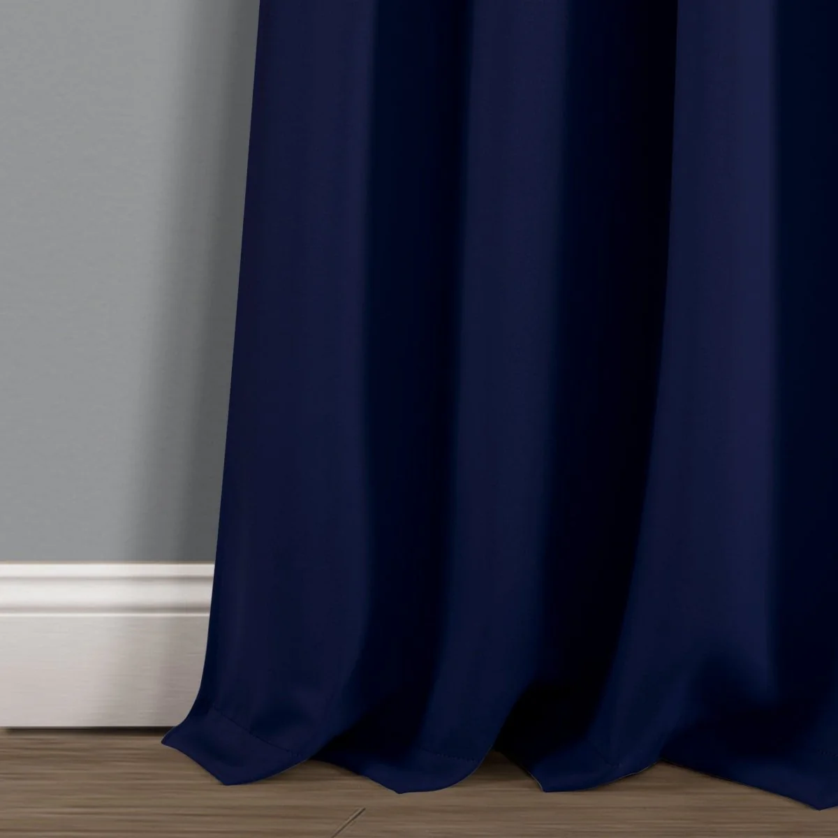 Insulated Knotted Tab Top Blackout Window Curtain Panel Set - Image 17