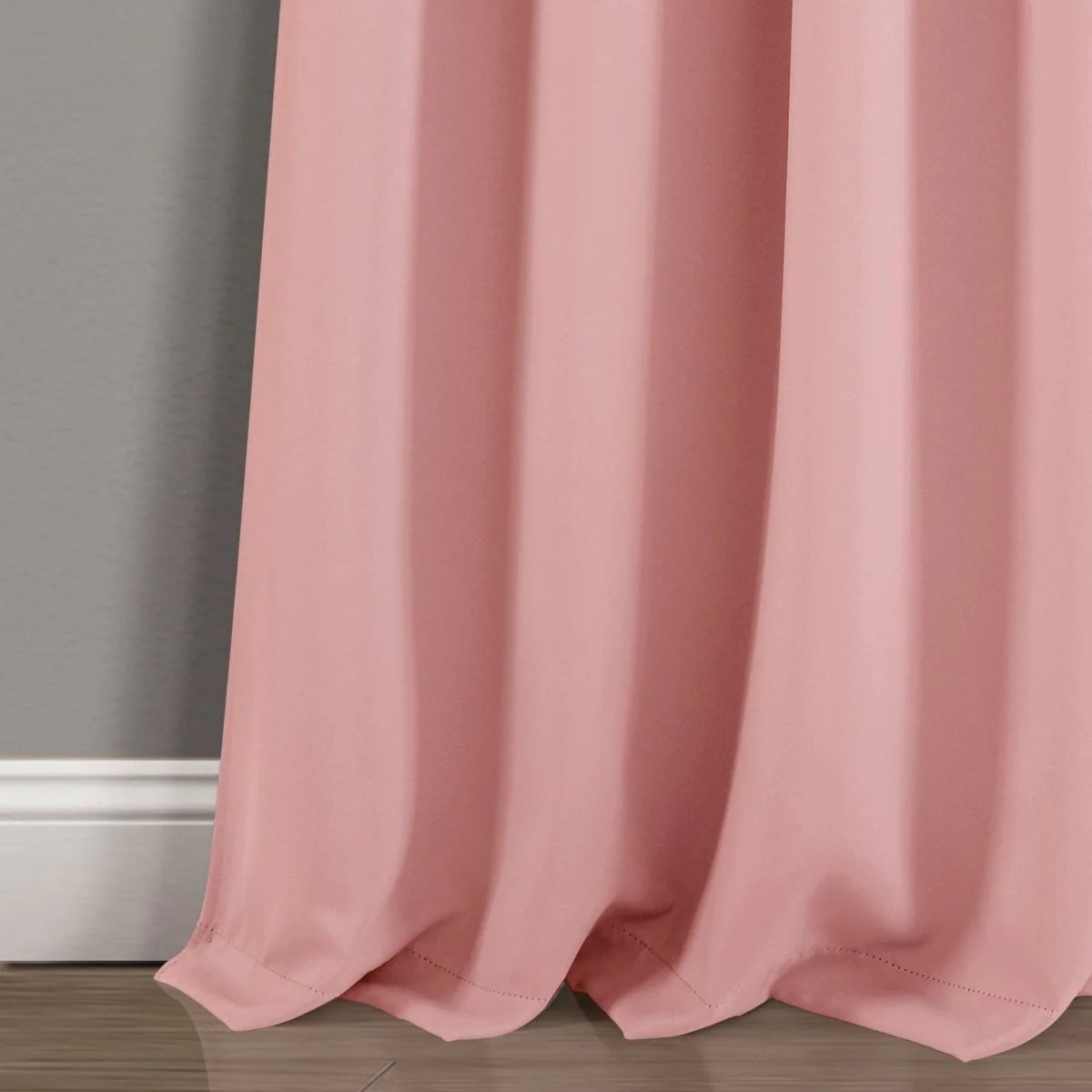 Insulated Knotted Tab Top Blackout Window Curtain Panel Set - Image 21