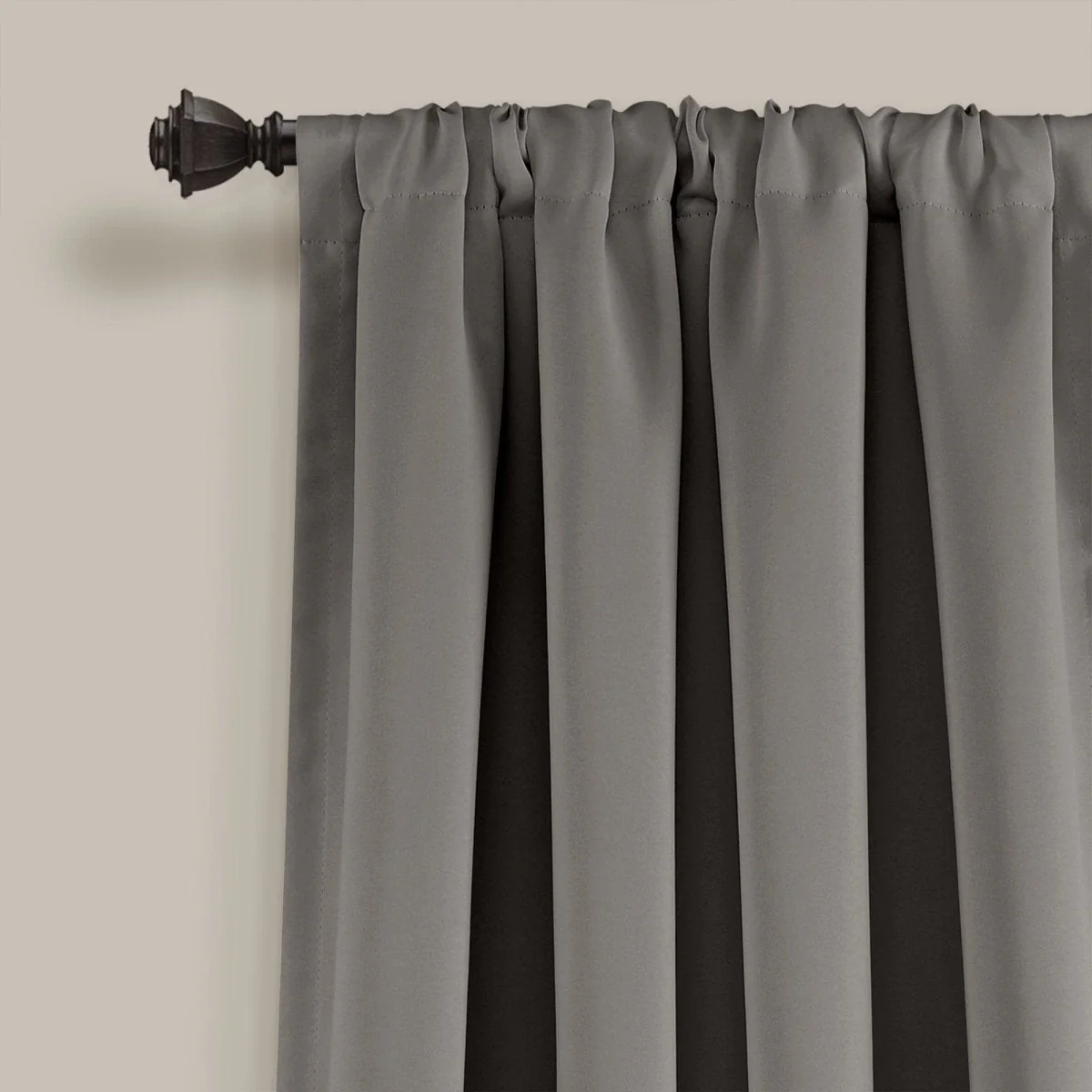 Insulated Rod Pocket Blackout Curtain Panel Set - Image 7