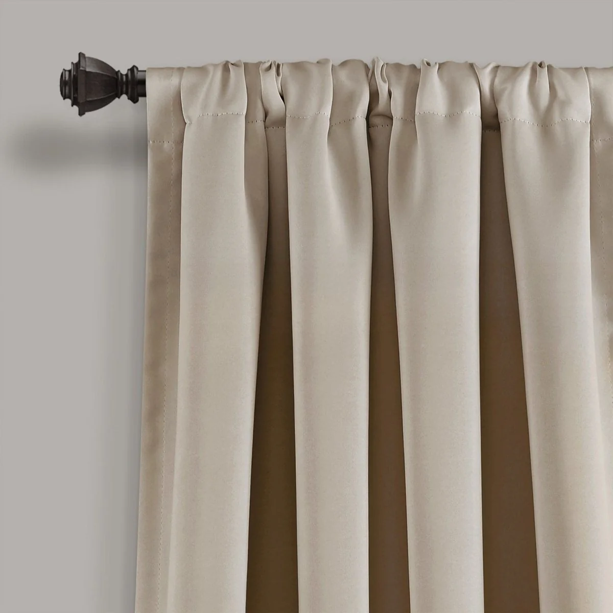 Insulated Rod Pocket Blackout Curtain Panel Set - Image 8