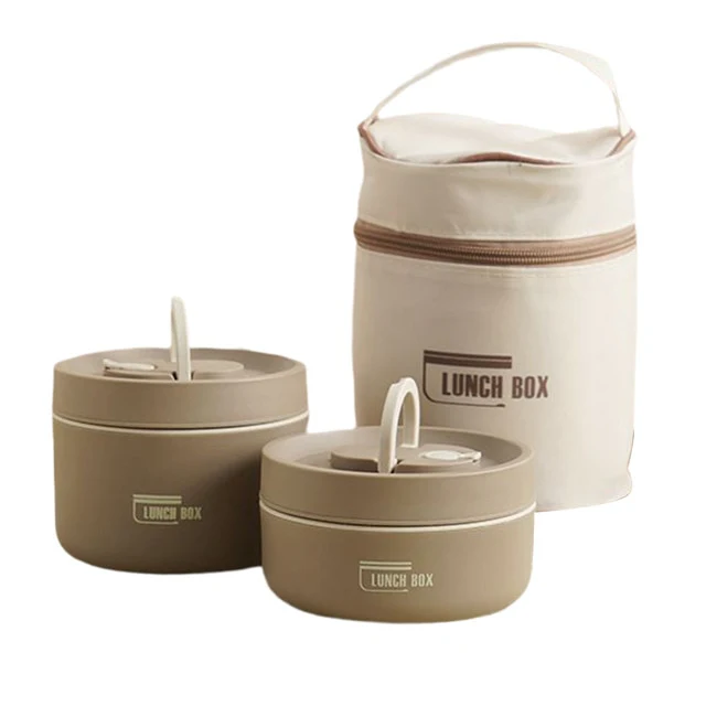 Insulated Stainless Steel Lunch Box Leakproof Thermal Food Container with Bag - Image 22
