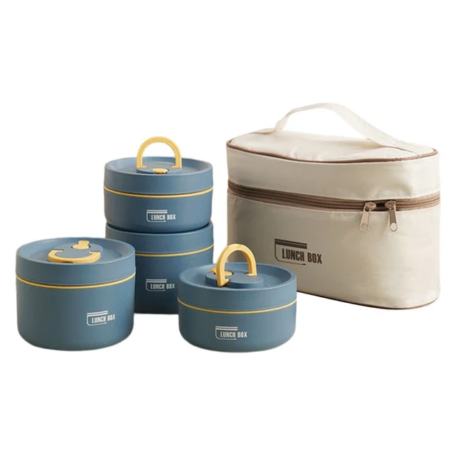 Insulated Stainless Steel Lunch Box Leakproof Thermal Food Container with Bag - Image 26