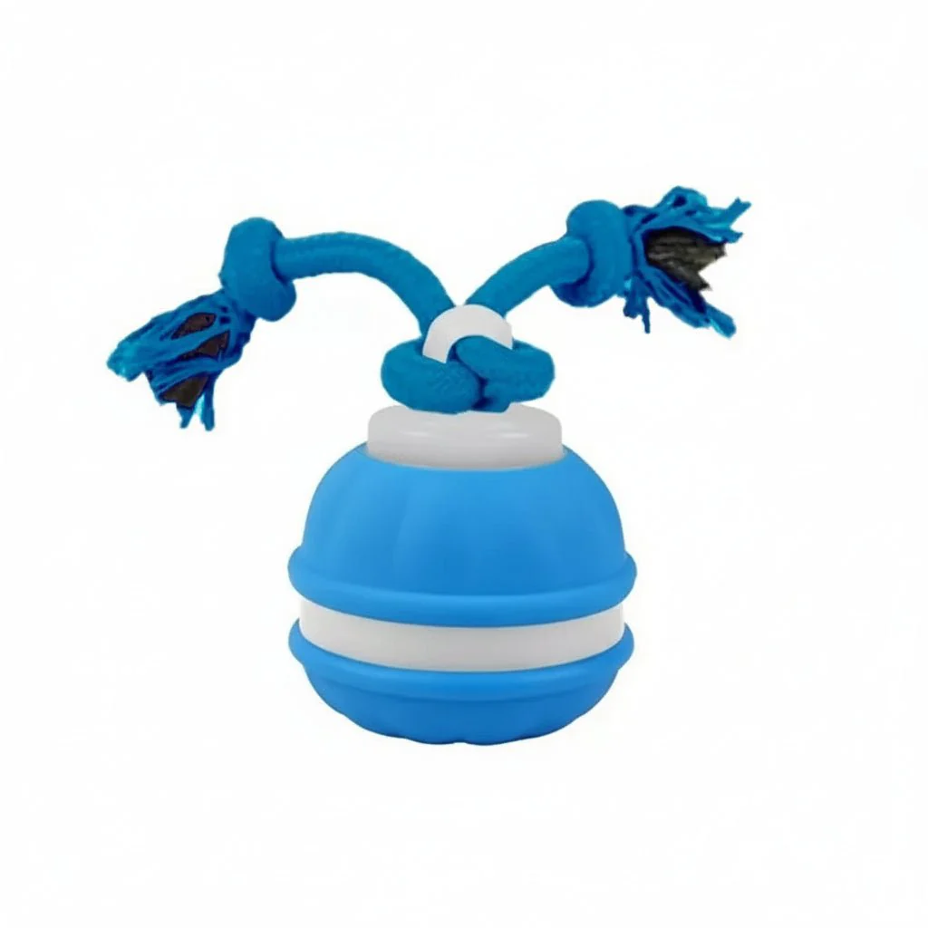 Interactive Dog Toy Motion Sensor Ball with Tug Rope Active Play Toy - Image 5