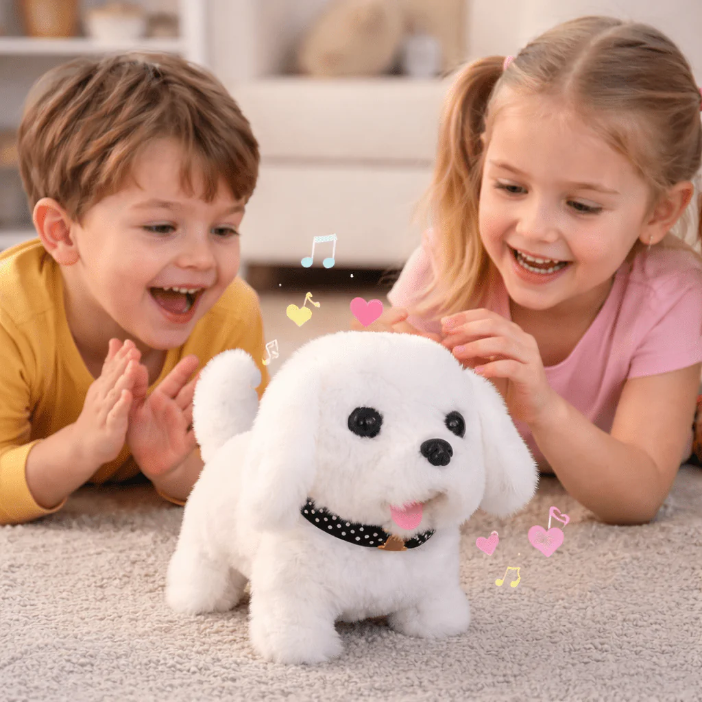 Interactive Robot Puppy Toy Realistic Walking Dog with Sounds - Image 2