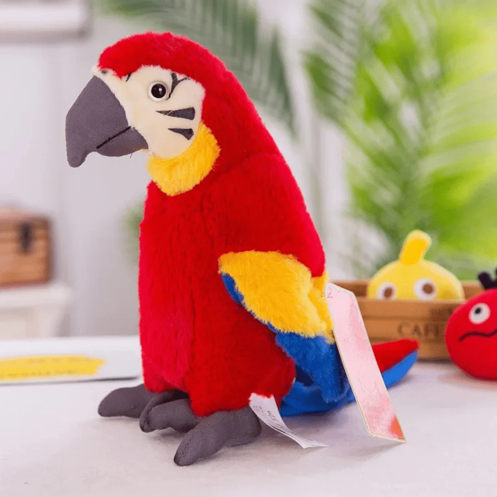 Interactive Talking Parrot Plush Toy Voice Repeating Learning Toy for Kids - Image 2
