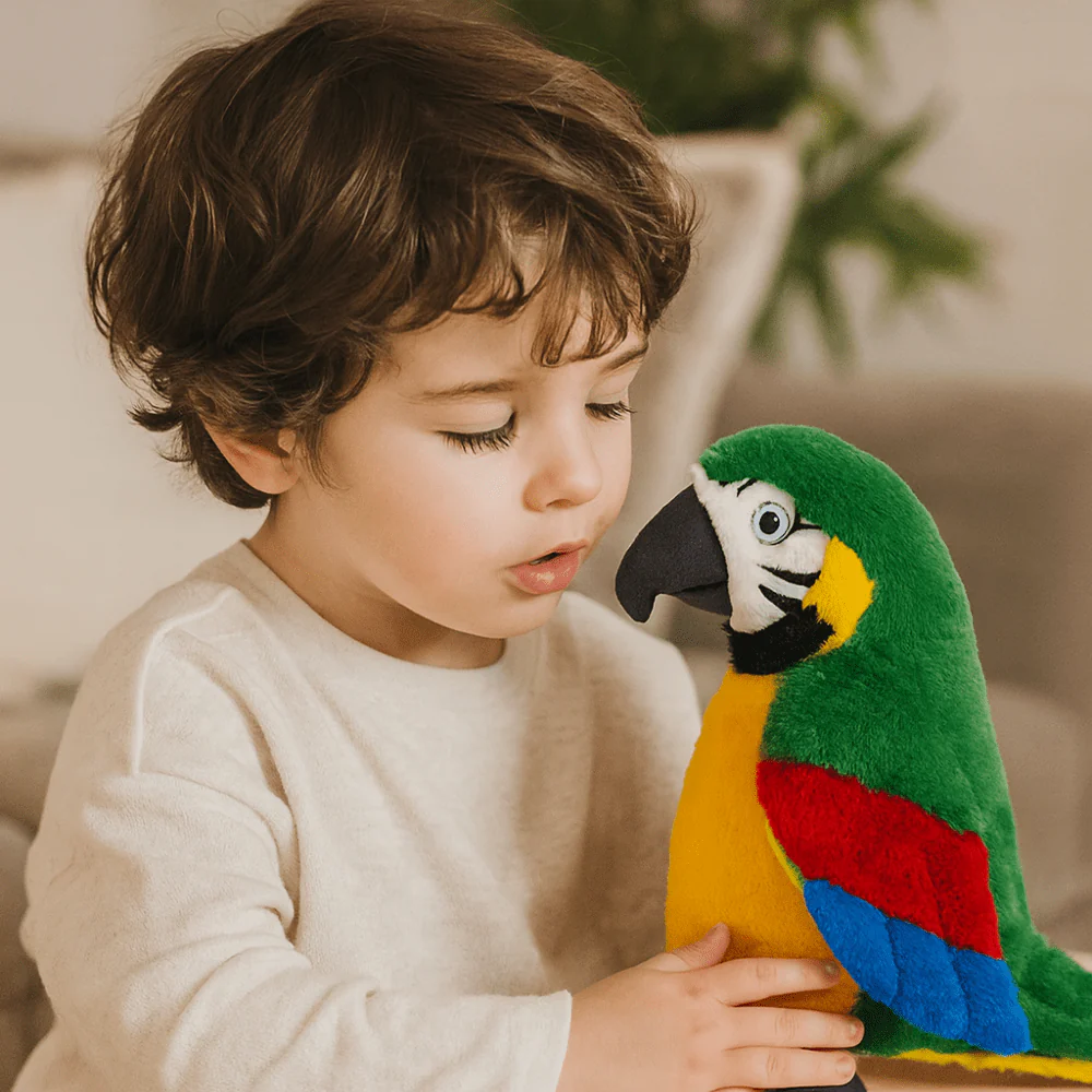 Interactive Talking Parrot Plush Toy Voice Repeating Learning Toy for Kids - Image 6