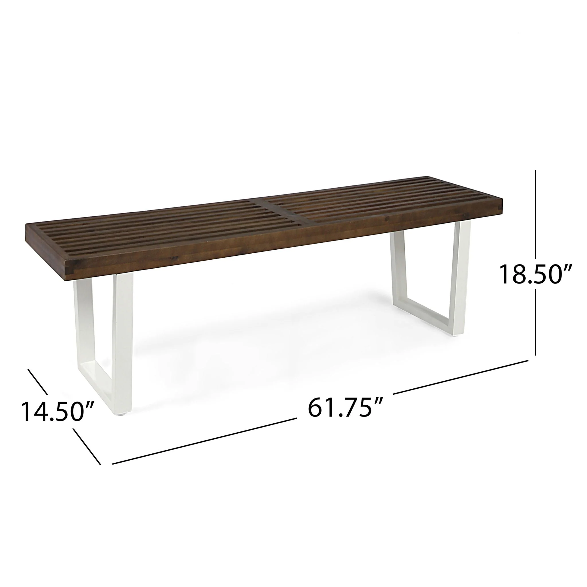 Intrinsic - Outdoor Dining Bench With Slat Top - Image 12
