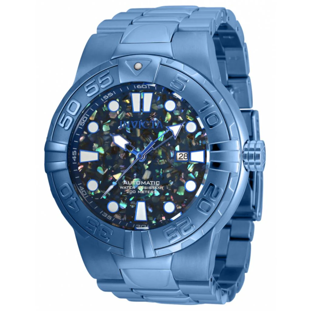 Invicta 47mm or 55mm SAN I Automatic Mosaic Dial Bracelet Watch - Image 2