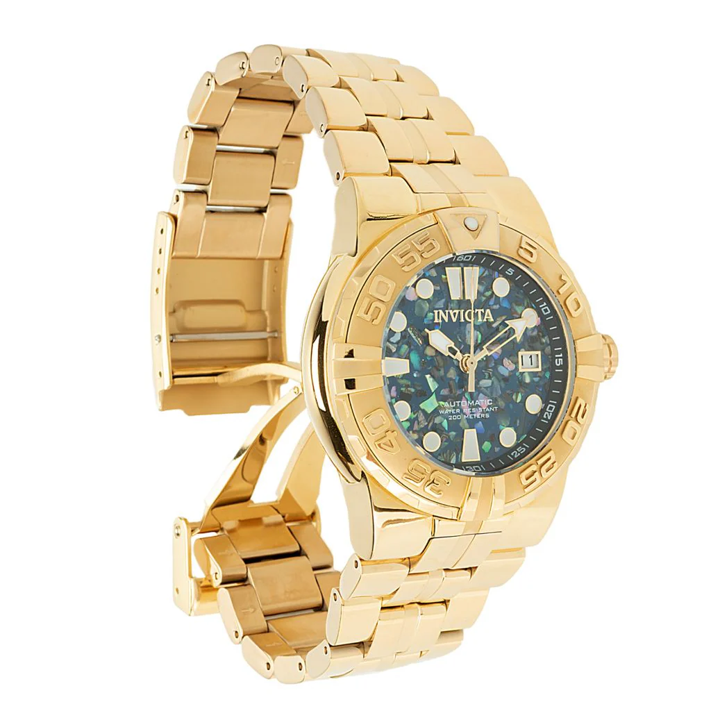 Invicta 47mm Subaqua Noma I Automatic Date Mother-Of-Pearl Dial Stainless Steel Bracelet Watch - Image 2