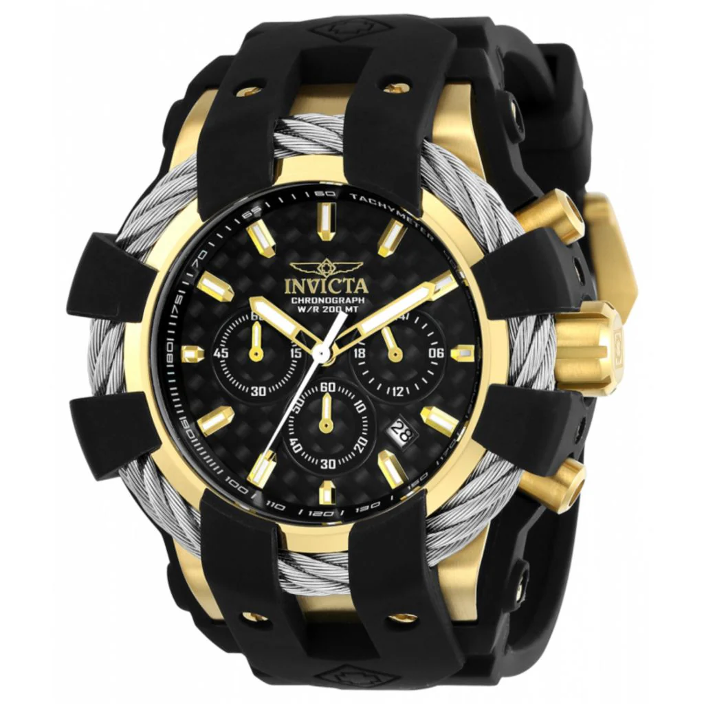 Invicta 50mm Bolt Quartz Chronograph Strap Watch - Image 2