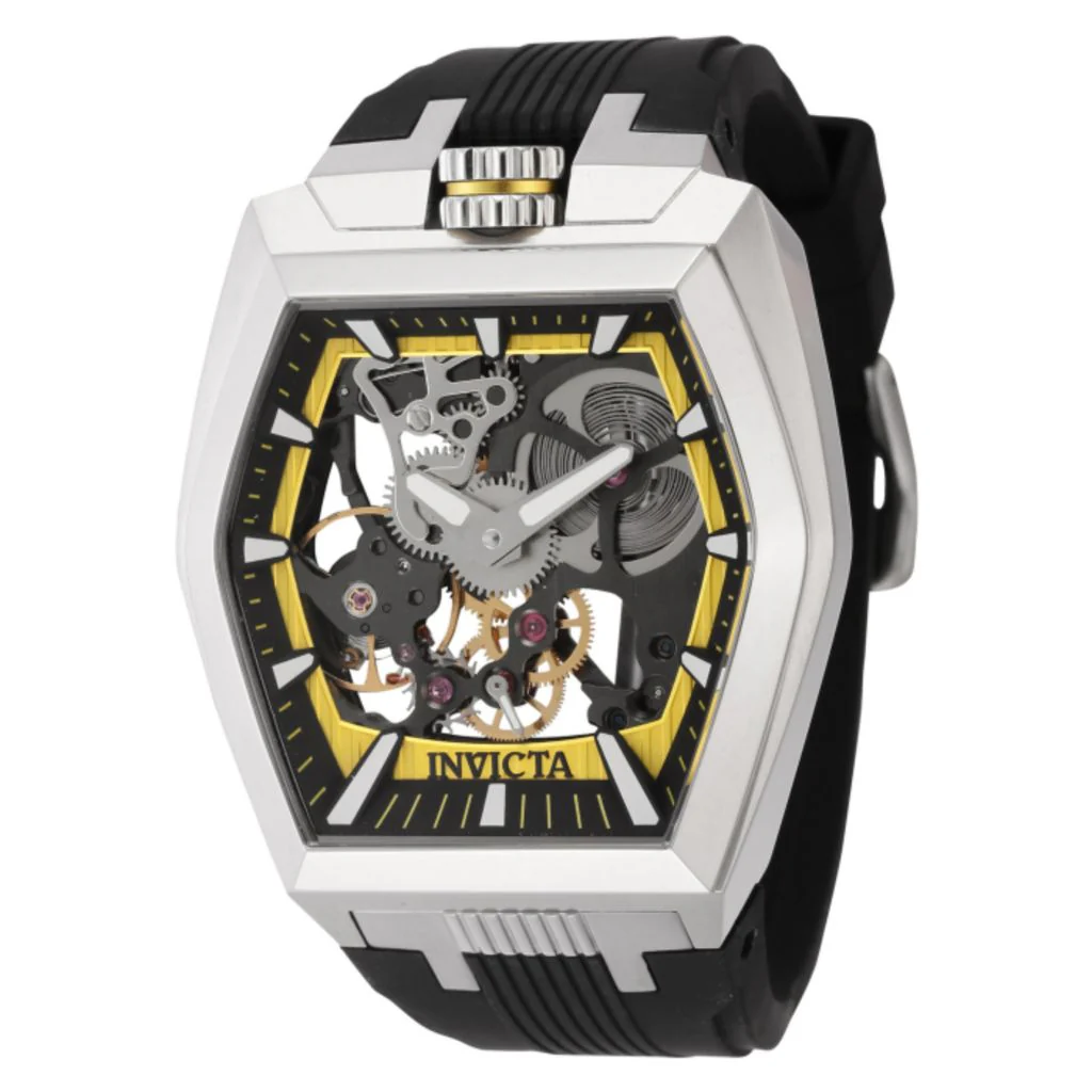 Invicta Akula 48mm Mechanical Skeletonized Dial Strap Watch - Image 2