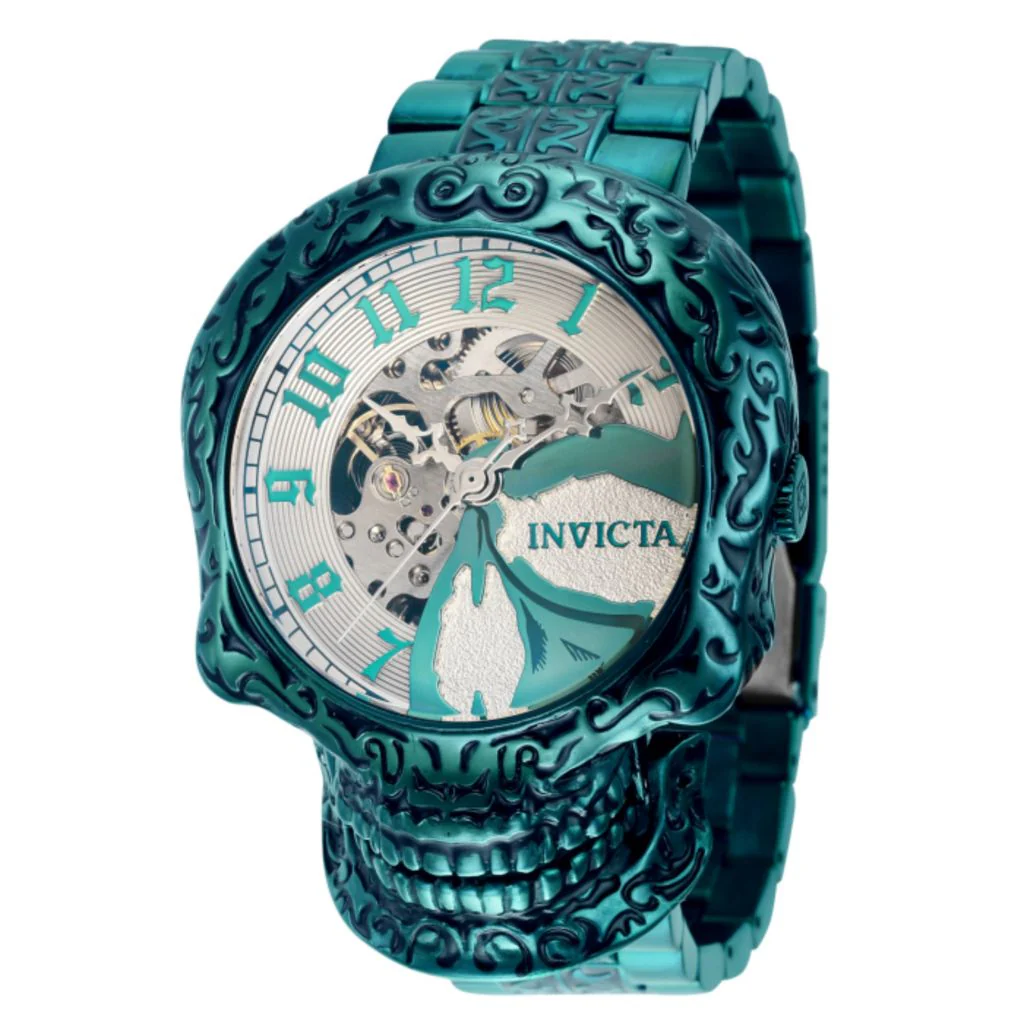 Invicta Artist Skull 50Mm Automatic Skeletonized Dial Bracelet Watch - Image 2