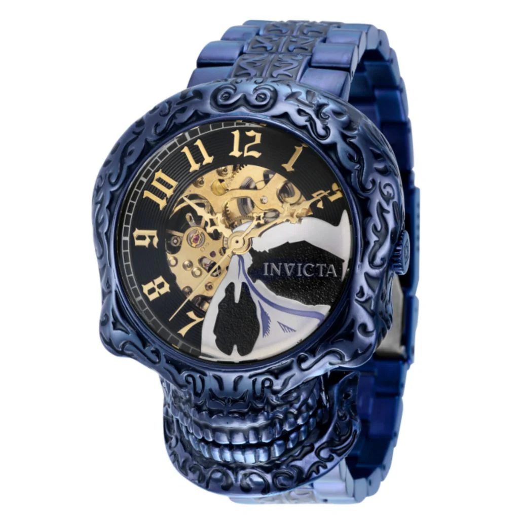 Invicta Artist Skull 50Mm Automatic Skeletonized Dial Bracelet Watch - Image 3