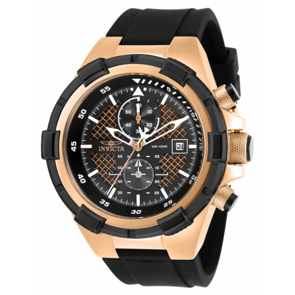 Invicta Aviator 50mm Quartz Chronograph Silicone Strap - Image 2