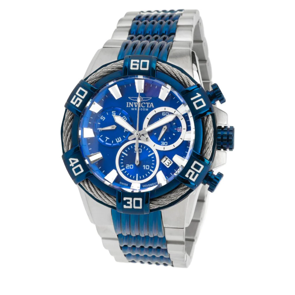 Invicta Bolt 51mm Swiss Quartz Chronograph Bracelet Watch - Image 3