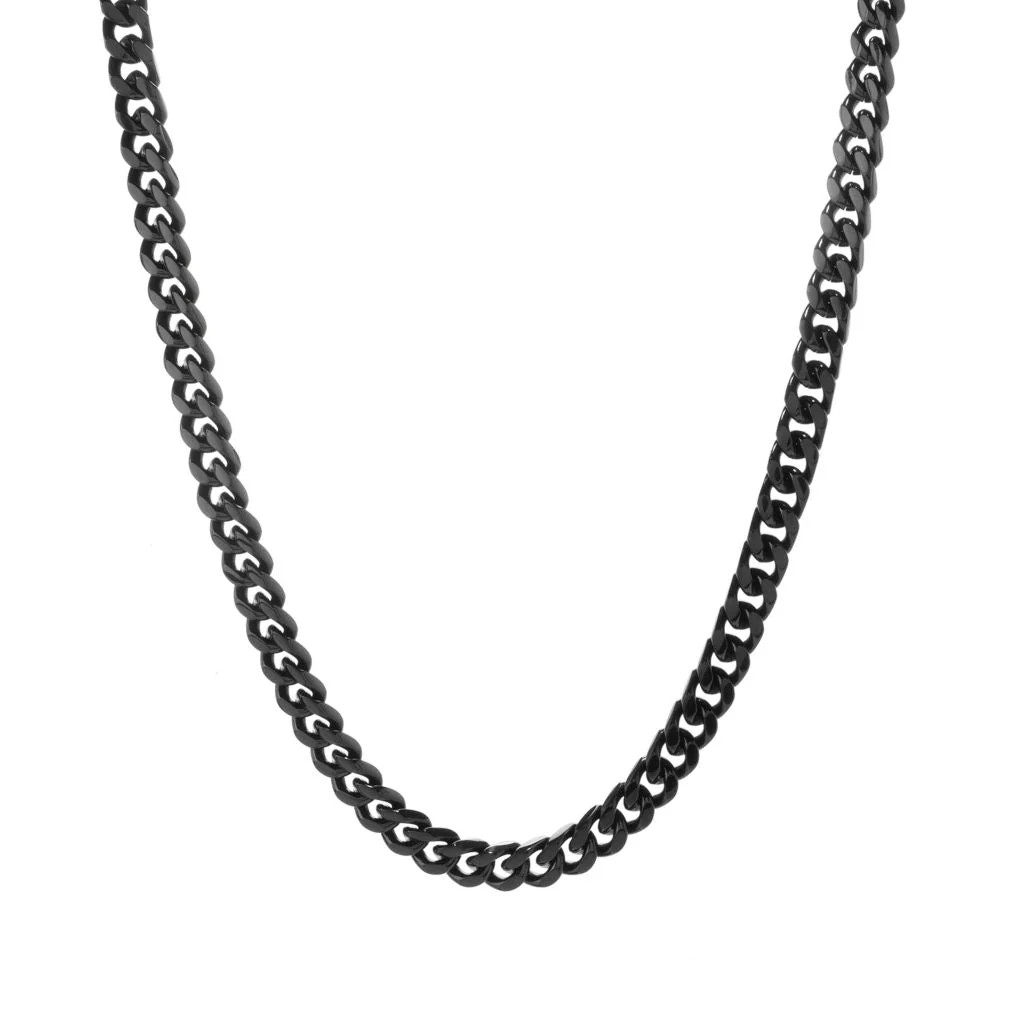 Invicta Jewelry Stainless Steel Curb Link Bracelet & Necklace Set - Image 2