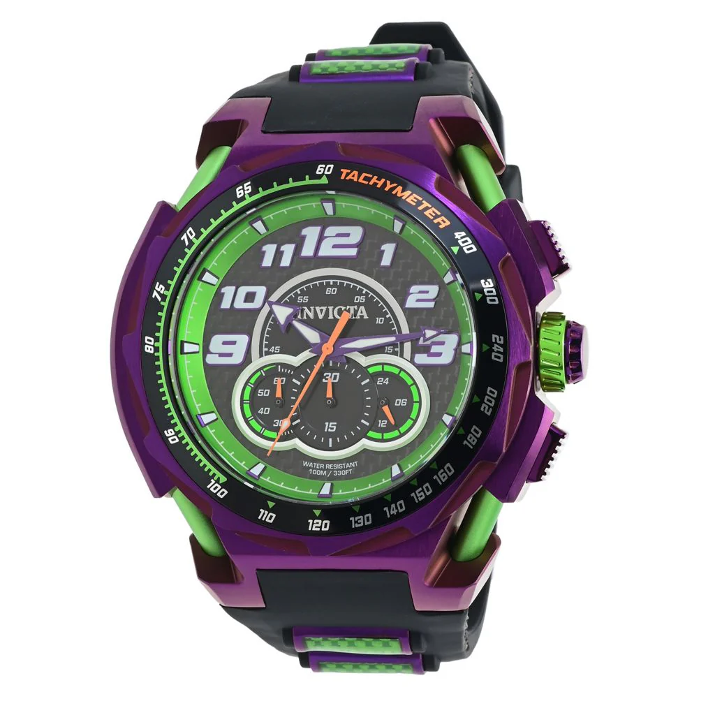 Invicta JM Correa S1 Rally 51mm Qtz Chrono Carbon Fiber Strap Watch