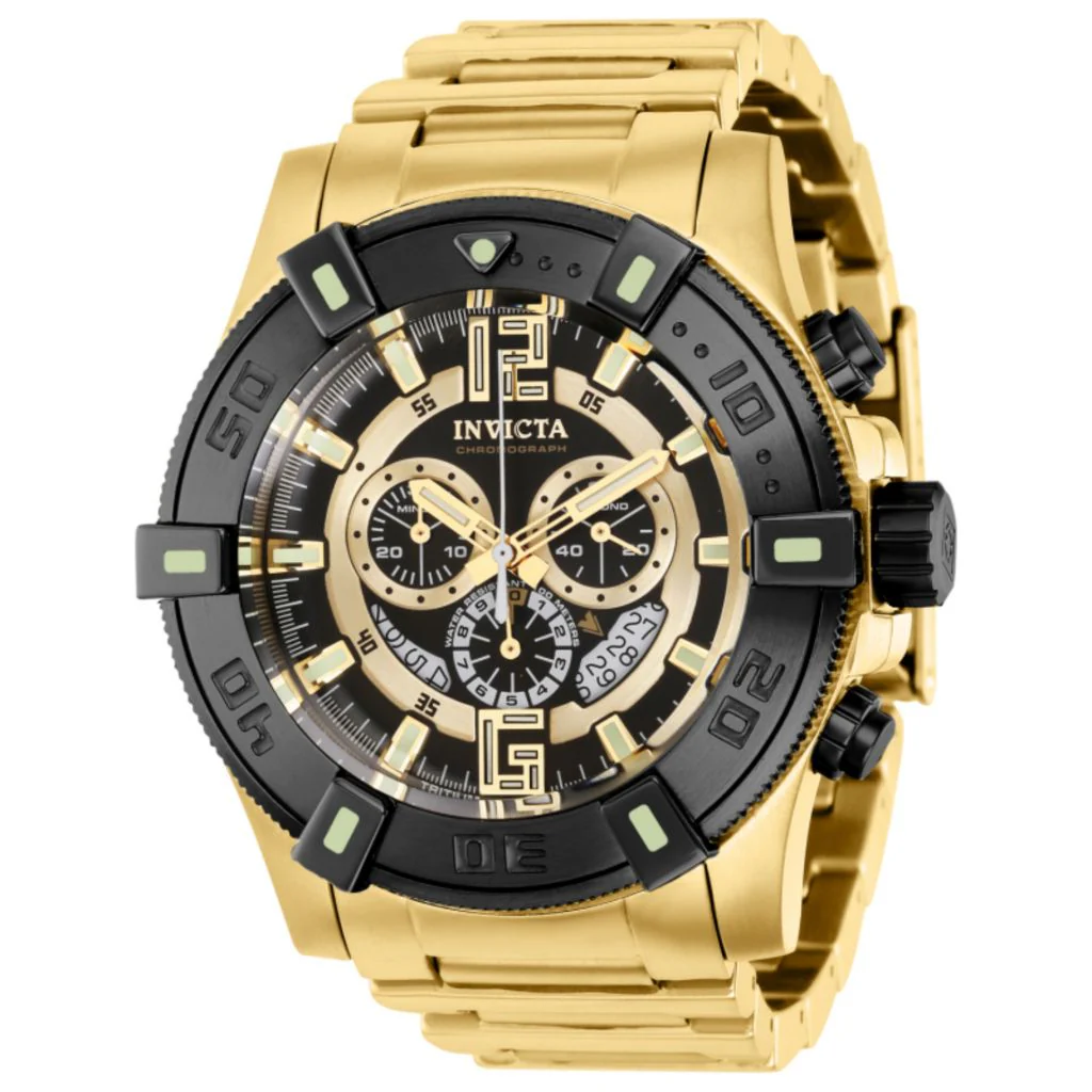 Invicta Luminary 52Mm Swiss Quartz Chrono Stainless Bracelet Watch - Image 2