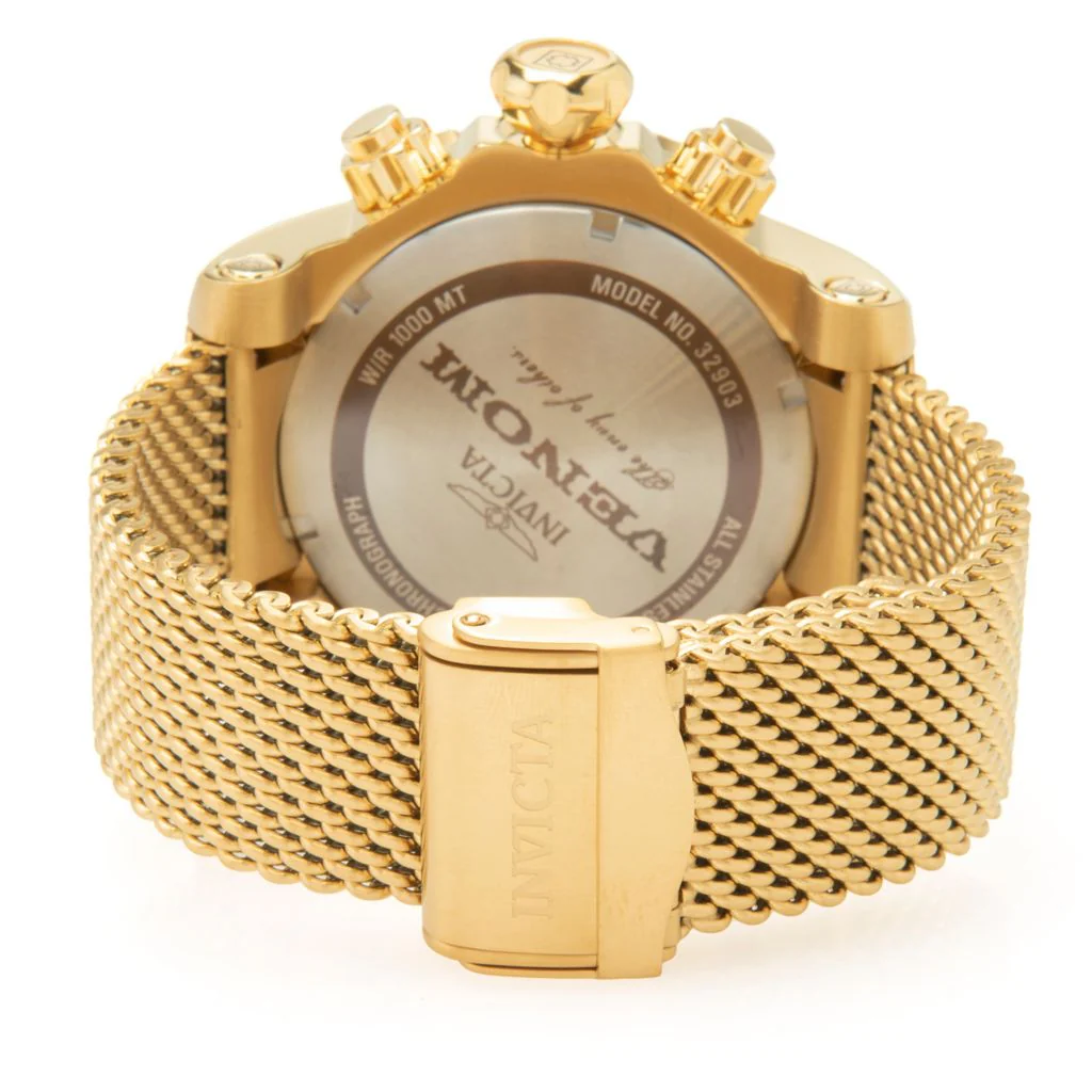 Invicta Men's 52mm Venom Chain Quartz Chronograph Stainless Steel Bracelet Watch - Image 2